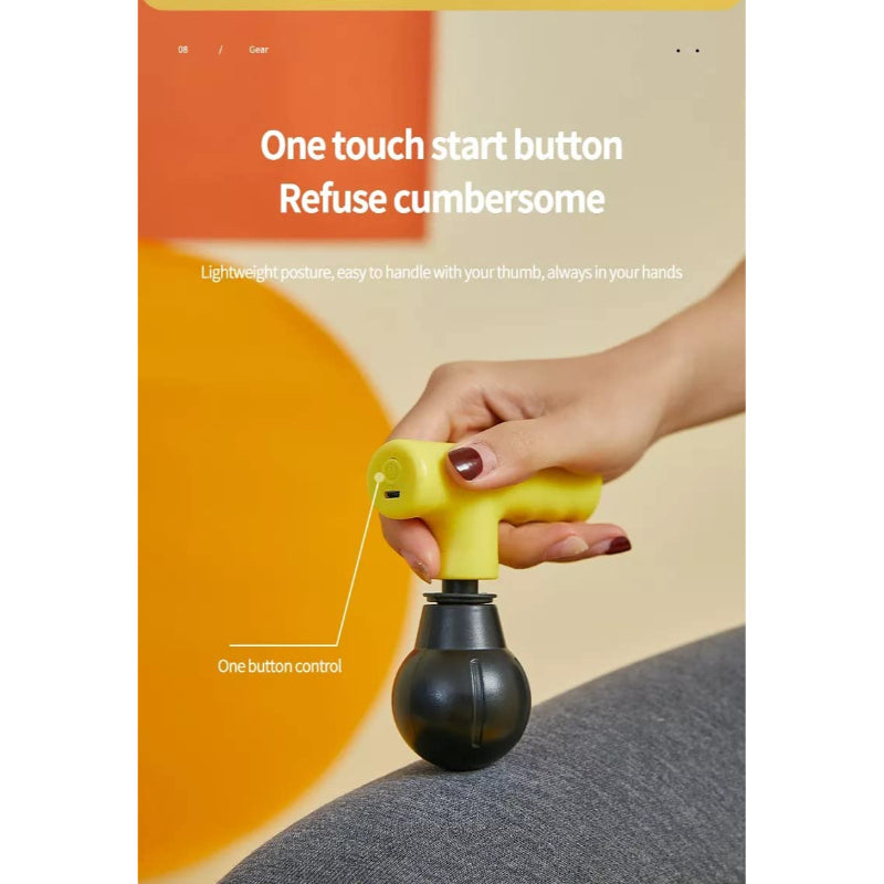 BLD-806 12W Mini Fascia Gun Muscle Massager for Pain Relief