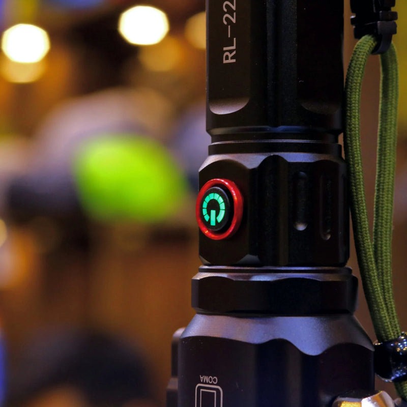 Multi-Functional 1KM Long Range LED Emergency Flashlight Powerbank Type-C Charging