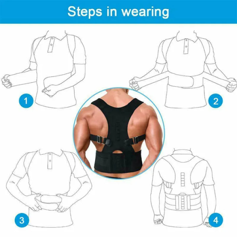 Adjustable Posture Support Belt for Adults Back Pain Relief