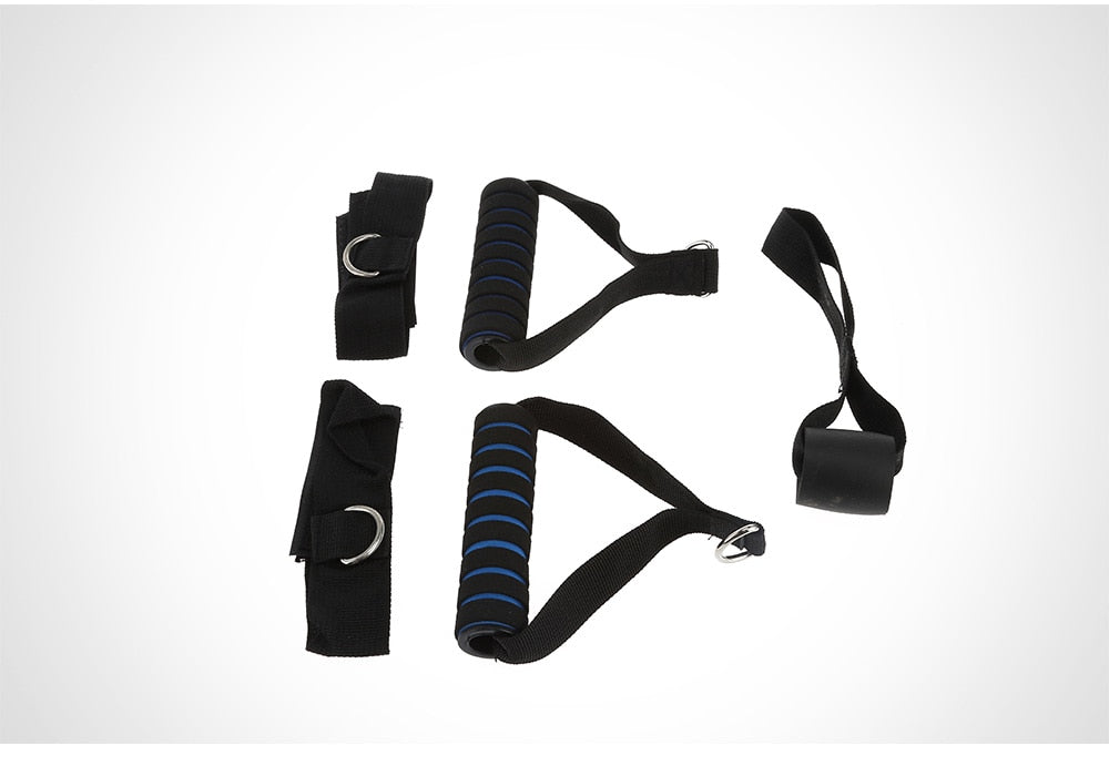 Pack of 5 Fitness Resistance Bands for Strength Exercise Training