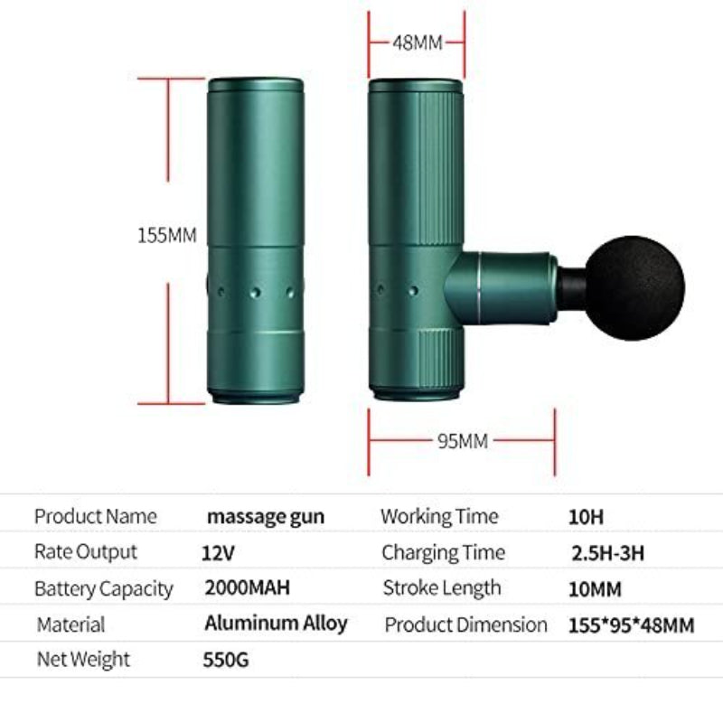 BLD-806 12W Mini Fascia Gun Muscle Massager for Pain Relief