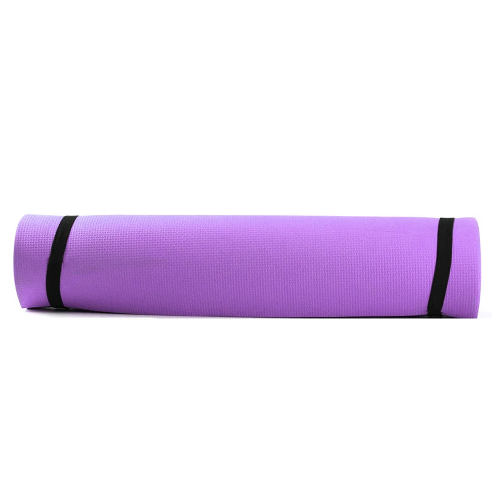 Premium 6mm Thick EVA Exercise Yoga Mat for Fitness Workouts