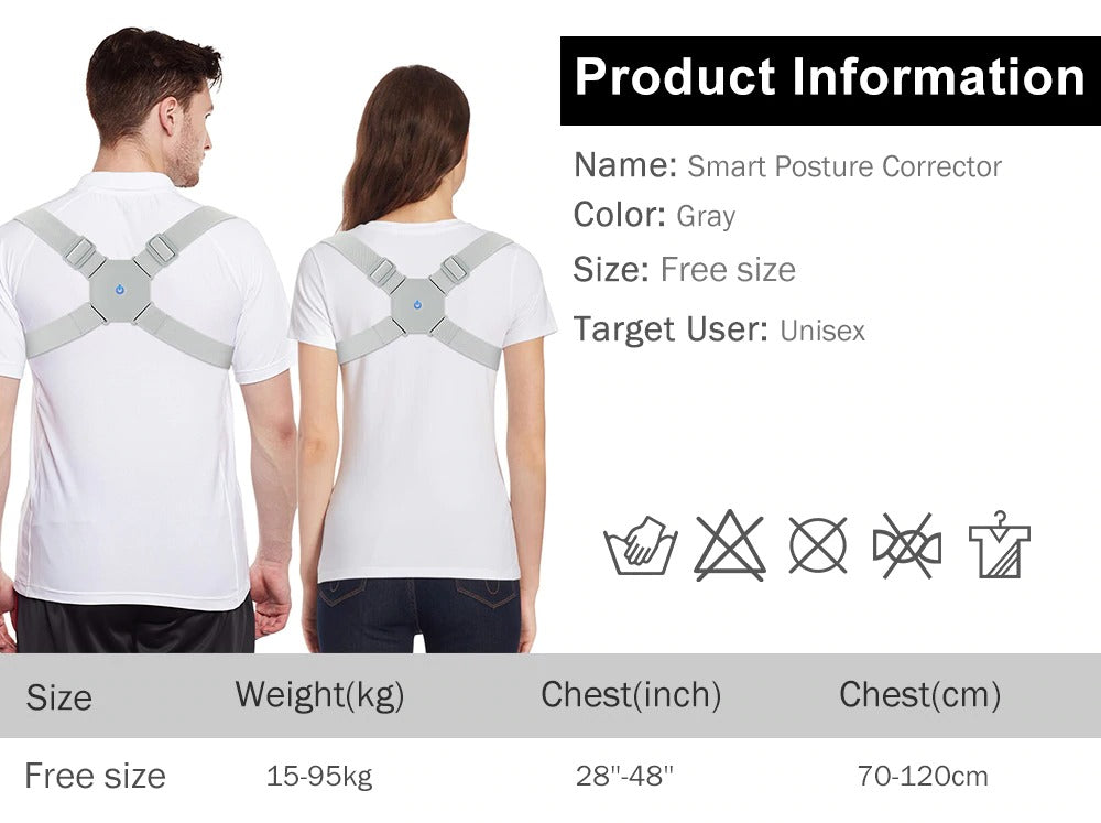 Smart Back Posture Corrector Support Belt for Spine Alignment
